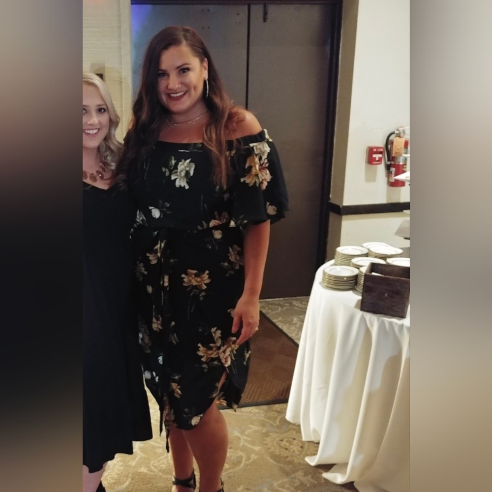 Off the shoulder dress